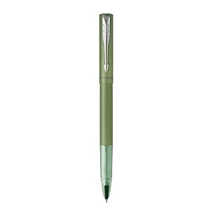 Parker Vector XL Bolígrafo roller, punta mediana, cuerpo verde, tinta azul