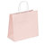 Pastel coloured Kraft paper carrier bags with twisted handles, pink, 320x280x130mm, pack of 50 - 3