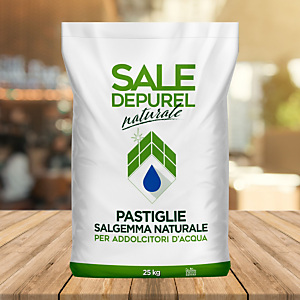Pastiglie Sale Naturale Depurel per Addolcitori d'acqua (Sacco 25 kg) Pastiglie Sale Naturale Depurel per Addolcitori d'acqua (Sacco 25 kg)
