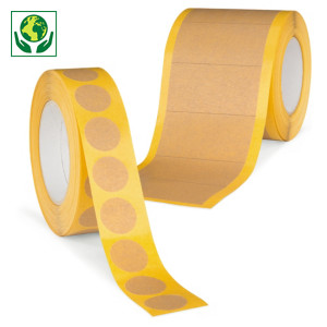 Pastille et bande adhésive en papier Raja Pastille et bande adhésive en papier Raja