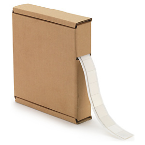 Pastille double face amovible transparente