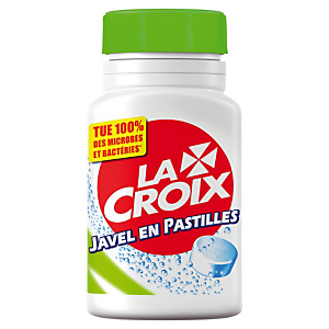 Pastilles javel désinfectantes La Croix, boîte de 40 Pastilles javel désinfectantes La Croix, boîte de 40