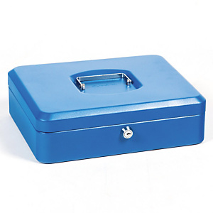 PAVO Caissette à monnaie 30 cm 5 compartiments coloris bleu PAVO Caissette à monnaie 30 cm 5 compartiments coloris bleu