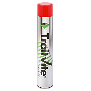 Peinture aérosol TraitVite Précision 1000 ml pour traçage coloris rouge Peinture aérosol TraitVite Précision 1000 ml pour traçage coloris rouge