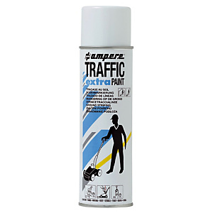 Peinture Traffic Extra AMPERE pour système de traçage blanche aérosol 500 ml Peinture Traffic Extra AMPERE pour système de traçage blanche aérosol 500 ml