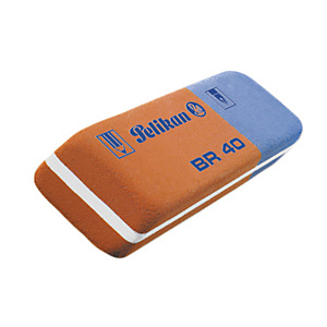 Pelikan BR40® Gomma in caucciù, Per grafite e inchiostro (confezione 2 pezzi) Pelikan BR40® Gomma in caucciù, Per grafite e inchiostro (confezione 2 pezzi)