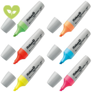 PELIKAN Evidenziatori Pelikan Textmarker 490 ECO, Colori Fluo Assortiti (confezione 6 pezzi) PELIKAN Evidenziatori Pelikan Textmarker 490 ECO, Colori Fluo Assortiti (confezione 6 pezzi)