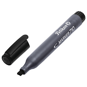 PELIKAN Marcatore permanente 710, Punta a scalpello, Tratto 2 - 5 mm, Nero (confezione 10 pezzi) PELIKAN Marcatore permanente 710, Punta a scalpello, Tratto 2 - 5 mm, Nero (confezione 10 pezzi)