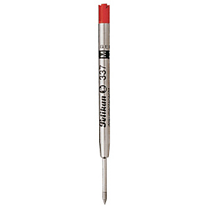 PELIKAN Refill per penna a sfera 337, Punta Media, Tratto 1 mm, Rosso (confezione 5 pezzi) PELIKAN Refill per penna a sfera 337, Punta Media, Tratto 1 mm, Rosso (confezione 5 pezzi)