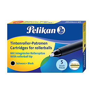 PELIKAN Sferografica Twist-cartucceKM5 - nero - scatola 5 cartucce PELIKAN Sferografica Twist-cartucceKM5 - nero - scatola 5 cartucce