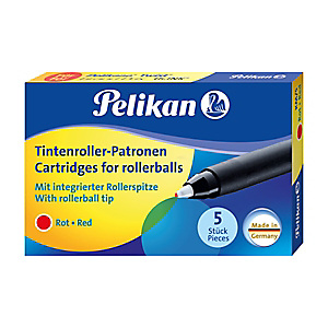 PELIKAN Sferografica Twist-cartucceKM5 - rosso - scatola 5 cartucce - Pelikan PELIKAN Sferografica Twist-cartucceKM5 - rosso - scatola 5 cartucce - Pelikan