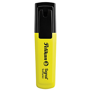 PELIKAN Texturmarker Signal Evidenziatore, Punta a scalpello, Tratto 1 - 2 - 5 mm, Giallo Fluo (confezione 10 pezzi) PELIKAN Texturmarker Signal Evidenziatore, Punta a scalpello, Tratto 1 - 2 - 5 mm, Giallo Fluo (confezione 10 pezzi)