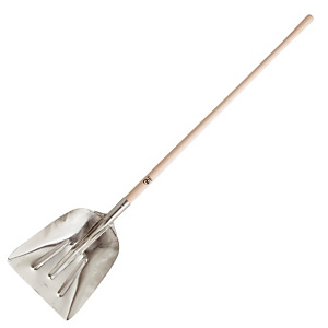 Pelle aluminium Fiskars tête 33 cm manche en bois 130 cm Pelle aluminium Fiskars tête 33 cm manche en bois 130 cm
