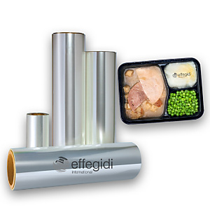 Pellicola alimentare, Bobina PET+PP per alimenti, Non pelabile, 18,5 cm x 400 m, Trasparente Pellicola alimentare, Bobina PET+PP per alimenti, Non pelabile, 18,5 cm x 400 m, Trasparente