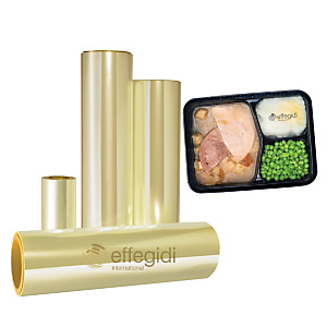 Pellicola alimentare, Bobina PET+PP per alimenti, Pelabile, 18,5 cm x 400 m, Trasparente Pellicola alimentare, Bobina PET+PP per alimenti, Pelabile, 18,5 cm x 400 m, Trasparente