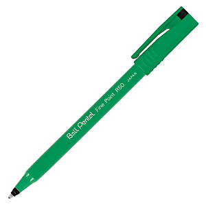 PENTEL 2 Stylos feutres Pentel Ball R50 coloris noir PENTEL 2 Stylos feutres Pentel Ball R50 coloris noir