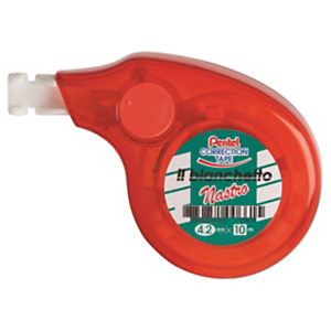 Pentel Correttore a nastro Il Bianchetto, Nastro 4,2 mm x 10 m Pentel Correttore a nastro Il Bianchetto, Nastro 4,2 mm x 10 m