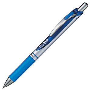 Pentel EnerGel XM, bolígrafo retráctil de gel, punta mediana de 0,7 mm, cuerpo azul con grip, tinta azul Pentel EnerGel XM, bolígrafo retráctil de gel, punta mediana de 0,7 mm, cuerpo azul con grip, tinta azul