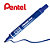 PENTEL Marcatore permanente N50, Punta conica, 1,5 mm, Blu (confezione 12 pezzi) - 1