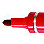 PENTEL Marcatore permanente N50, Punta conica, 1,5 mm, Rosso (confezione 12 pezzi) - 4