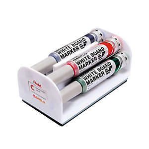 PENTEL Marcatori Maxiflo con cancellino - punta conica 6 mm - colori assortiti - set 4 + 1 pezzi PENTEL Marcatori Maxiflo con cancellino - punta conica 6 mm - colori assortiti - set 4 + 1 pezzi