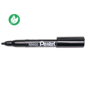 Pentel Marqueur permanent NN50 Pointe conique moyenne 5 mm - Noir Pentel Marqueur permanent NN50 Pointe conique moyenne 5 mm - Noir