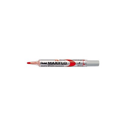 PENTEL Marqueur tableau blanc Maxiflo pointe ogive fine largeur de trait 1,1 mm-  Rouge  (Lot de 2) - 1