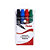 Pentel N50 - Marqueur permanent pointe ogive trait 1,5 mm - 4 couleurs assorties - 1
