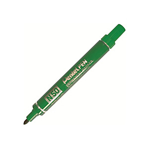 Pentel N50 - Marqueur permanent pointe ogive trait 1,5 mm - Vert