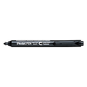 Pentel NXS15 - Marqueur permanent rétractable pointe fine 4 mm - Noir
