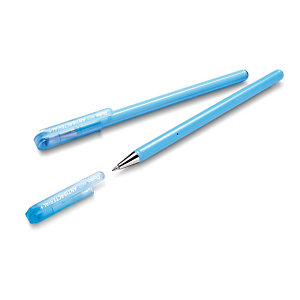 Pentel Penna a sfera Stick Superb Antibacterial, 0,7 mm, Blu (confezione 12 pezzi)