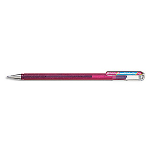 PENTEL Roller DualMetallic encre gel. Pointe large 1 mm. Coloris Rose + Bleu métallique PENTEL Roller DualMetallic encre gel. Pointe large 1 mm. Coloris Rose + Bleu métallique
