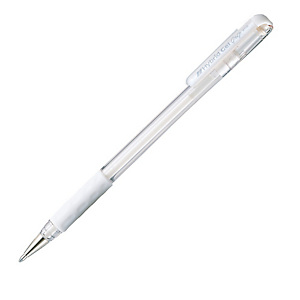 PENTEL Roller Gel Hybrid Grip Luna K118 - punta 0,8mm - bianco - Pentel PENTEL Roller Gel Hybrid Grip Luna K118 - punta 0,8mm - bianco - Pentel