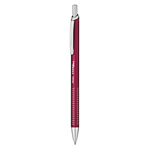 PENTEL Roller gel a scatto EnerGel Metal Slim, Punta 0,7 mm, Fusto Metallo Rosso, Inchiostro nero PENTEL Roller gel a scatto EnerGel Metal Slim, Punta 0,7 mm, Fusto Metallo Rosso, Inchiostro nero