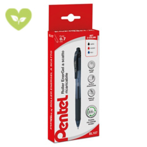 PENTEL Roller gel a scatto EnerGel X, Punta 0,7 mm, Colori Assortiti (confezione 3 pezzi) PENTEL Roller gel a scatto EnerGel X, Punta 0,7 mm, Colori Assortiti (confezione 3 pezzi)