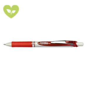 PENTEL Roller gel a scatto Energel XM Eco, Punta 0,7 mm, Rosso PENTEL Roller gel a scatto Energel XM Eco, Punta 0,7 mm, Rosso