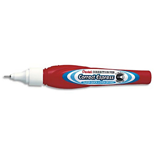 PENTEL Stylo de correction pointe métal tubulaire extra fine contenance 7ml PENTEX micro pocket