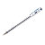 Pentel Superb Penna a sfera Stick, Punta fine da 0,7 mm, Fusto trasparente, Inchiostro blu (confezione 6 pezzi) - 1