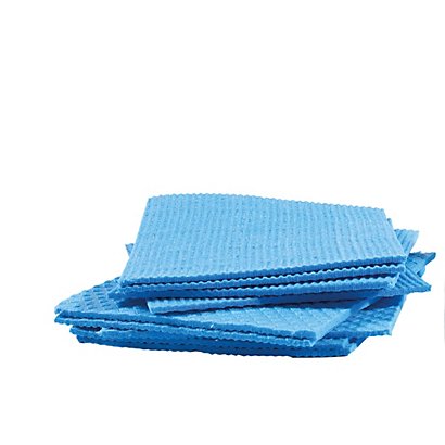 PERFETTO Pannospugna Aquos - 18 x 20 cm - azzurro  - pack 10 pezzi - 1
