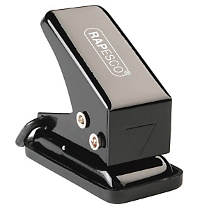 Perforateur 1 trou 15 Rapesco coloris noir Perforateur 1 trou 15 Rapesco coloris noir