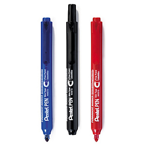 Permanent Marker mit Druckmechanik Pentel Permanent Marker mit Druckmechanik Pentel