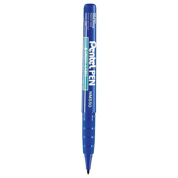 Permanentní popisovač Pentel černý, tenký hrot, stopa 0,9mm - 2