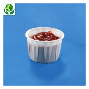 Petit pot alimentaire papier plissé Petit pot alimentaire papier plissé
