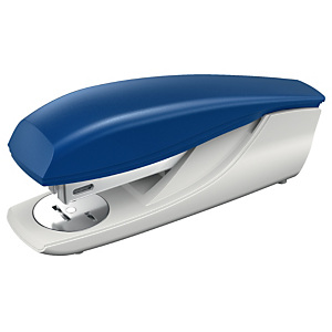 PETRUS 235 Grapadora manual, capacidad para 30 hojas, compatible con grapas 22/6, 24/6 y 26/6, azul