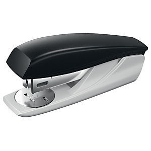 PETRUS 235 Grapadora manual, capacidad para 30 hojas, compatible con grapas 22/6, 24/6 y 26/6, negro