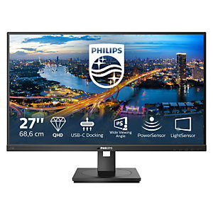 Philips 276B1/00, 68,6 cm (27''), 2560 x 1440 pixels, Full HD, LED, 4 ms, Noir