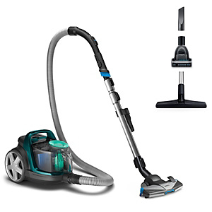 Philips Aspirateur sans sac PowerCyclone 7 FC9555/09, capacité poussière de 1,5 l, 650 W - Vert Philips Aspirateur sans sac PowerCyclone 7 FC9555/09, capacité poussière de 1,5 l, 650 W - Vert
