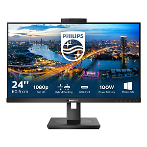 Philips B Line 243B1JH/00, 60,5 cm (23.8''), 1920 x 1080 Pixeles, Full HD, LCD, 4 ms, Negro Philips B Line 243B1JH/00, 60,5 cm (23.8''), 1920 x 1080 Pixeles, Full HD, LCD, 4 ms, Negro