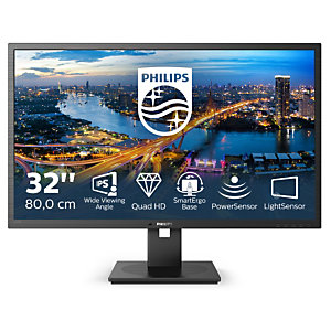 Philips B Line 325B1L/00, 80 cm (31.5"), 2560 x 1440 pixels, 2K Ultra HD, LCD, 4 ms, Noir