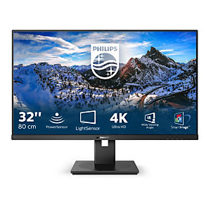 Philips B Line 328B1/00, 80 cm (31.5''), 3840 x 2160 pixels, 4K Ultra HD, LED, 4 ms, Noir